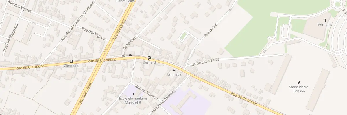Plan du 207 Rue de Clermont à Beauvais