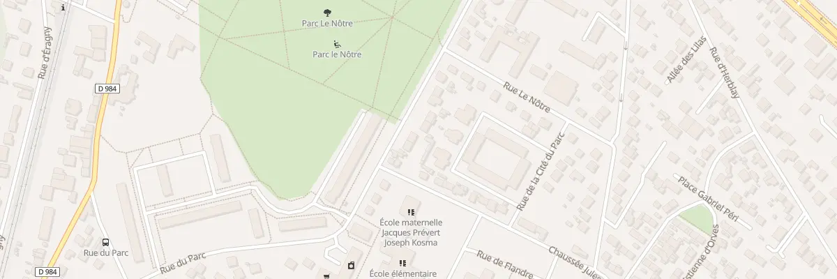 Plan du 39 Rue du Parc à Saint-Ouen-l’Aumône