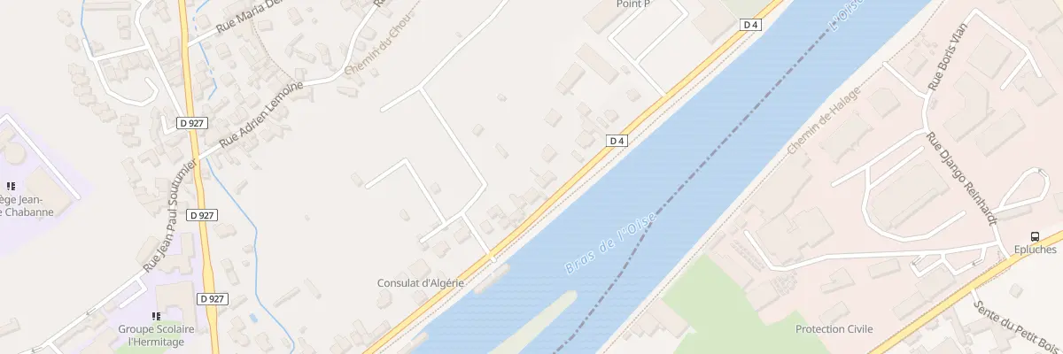 Plan du 41 Quai Eugène Turpin à Pontoise