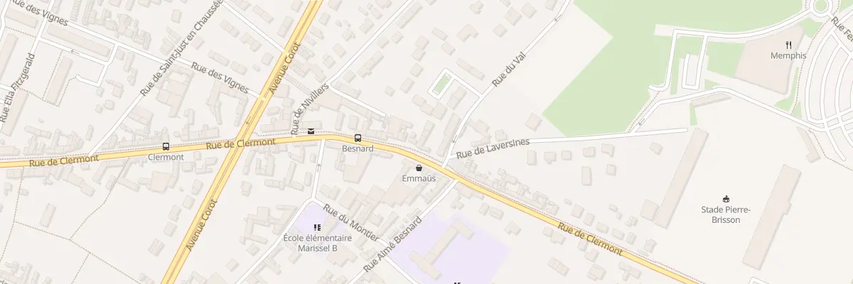 Plan du 209 Rue de Clermont à Beauvais