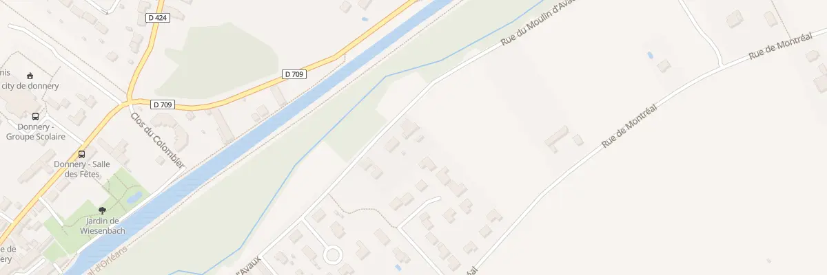Plan du 46 Rue du Moulin d’Avaux à Donnery
