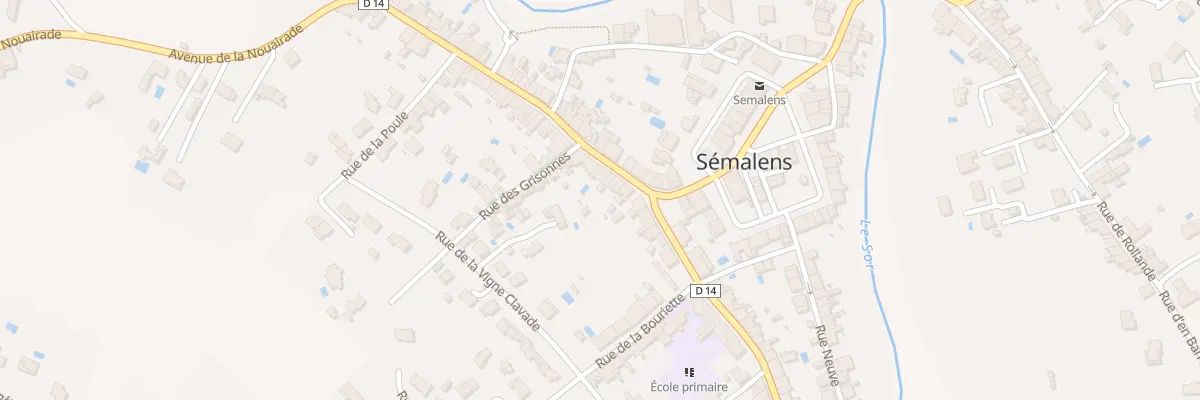 Plan du 9 Rue de la Bastide à Sémalens