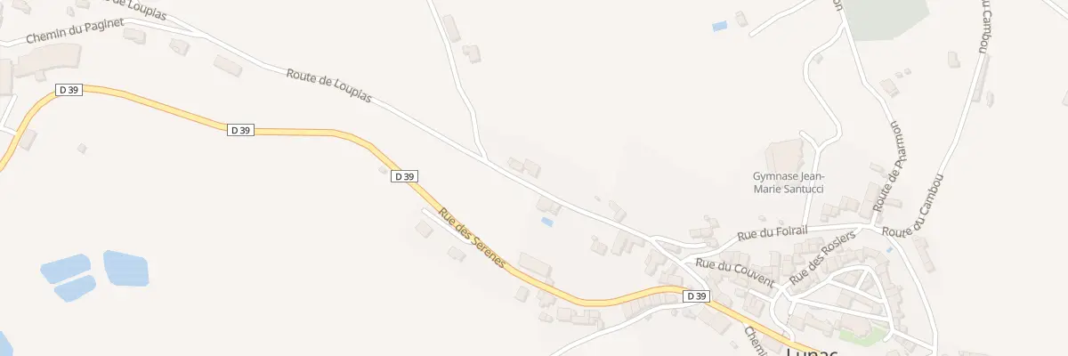 Plan du 230 Rte de Loupias à Lunac