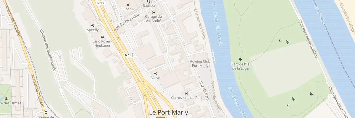 Plan du 35 Rue de Paris au Port-Marly