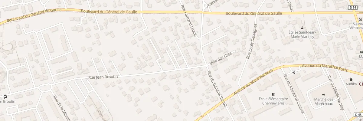 Plan du 6 Rue Jean Broutin à Conflans-Sainte-Honorine
