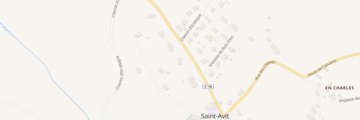 Plan du 5073 Foun Nobo à Saint-Avit