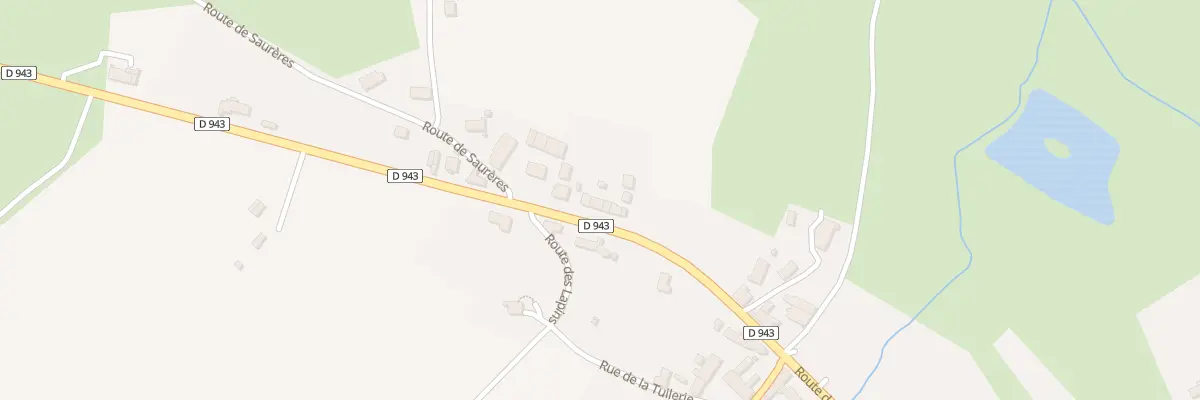 Plan du 20 Rte de la Châtre à Champillet