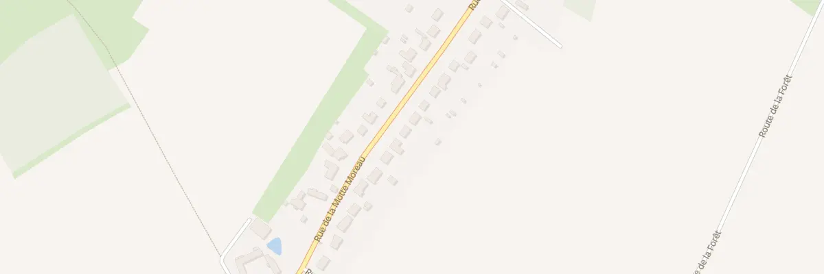 Plan du 1216 Rue de la Motte Moreau à Traînou