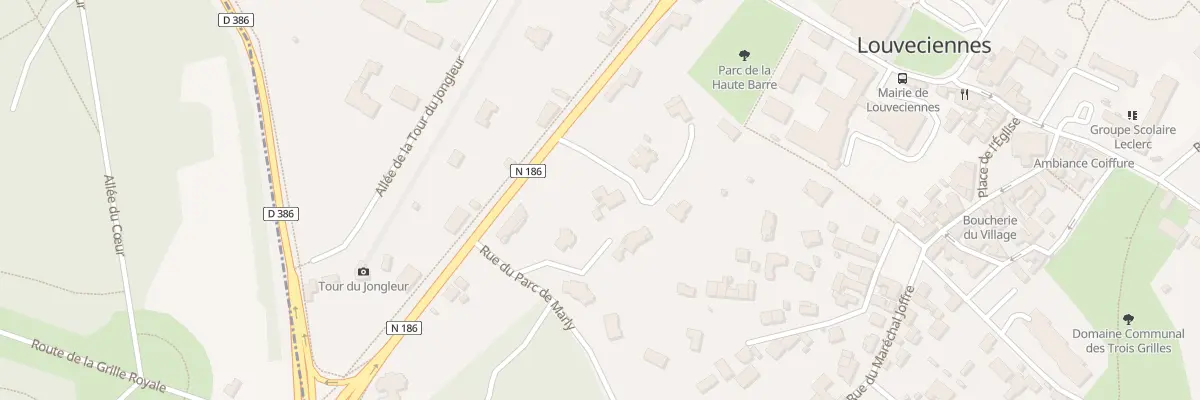 Plan du 14 Rue du Parc de Marly à Louveciennes