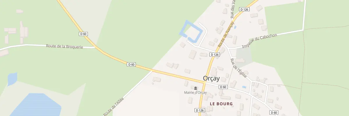 Plan du 10 Rte de Theillay à Orçay