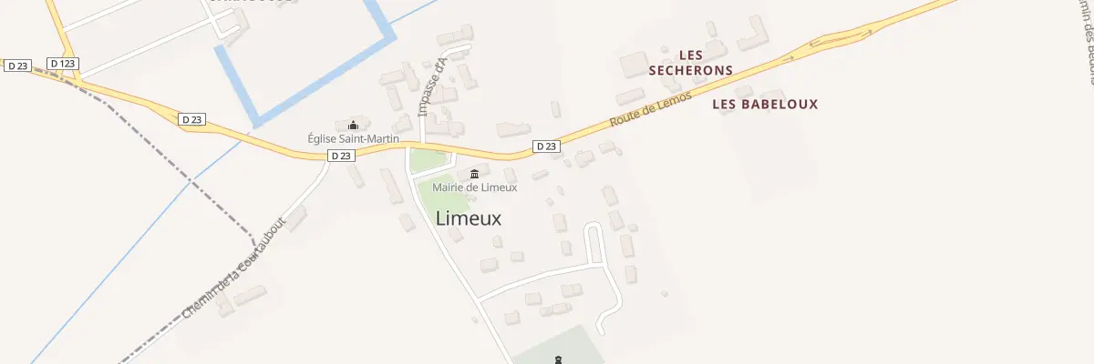 Plan du 11F Les Terres du Bourg à Limeux