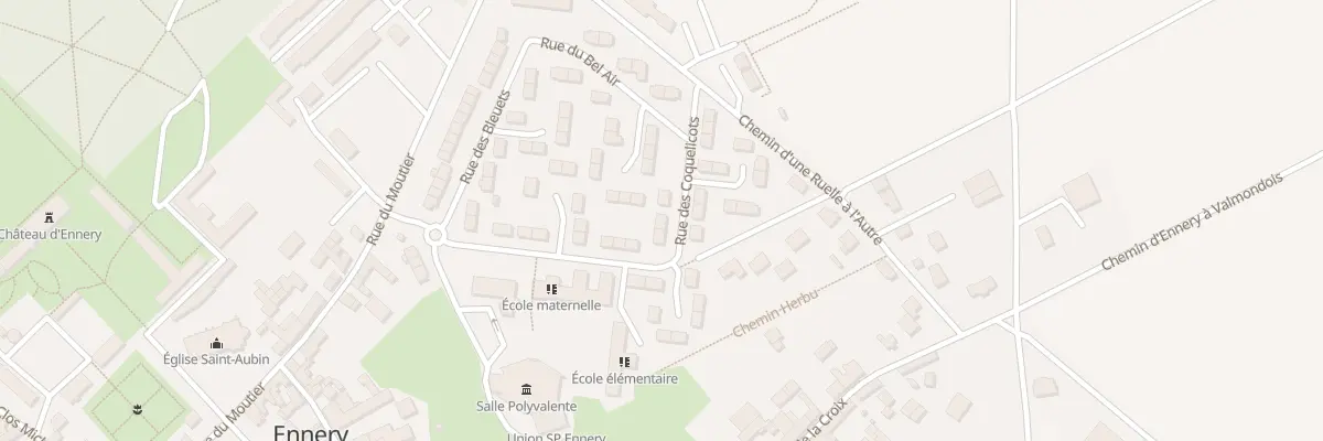 Plan du 3 Rue des Coquelicots à Ennery
