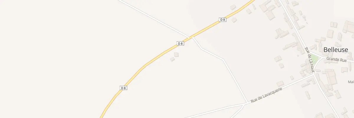 Plan de la Rue de l’Argillière à Belleuse