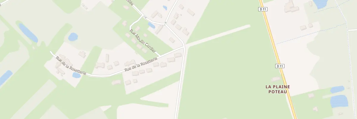 Plan du 99 Rue de la Rosetterie à Traînou