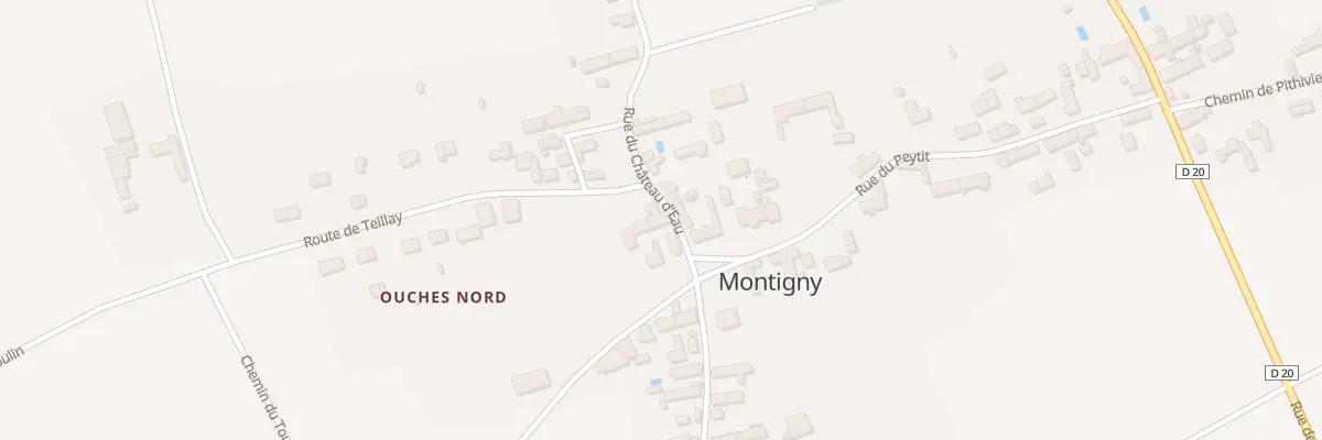 Plan du 5022 Le Bourg à Montigny