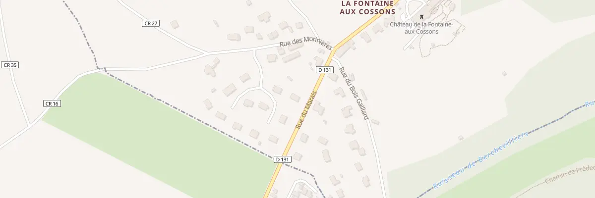 Plan du 5005 Res Les Morinieres à Vaugrigneuse