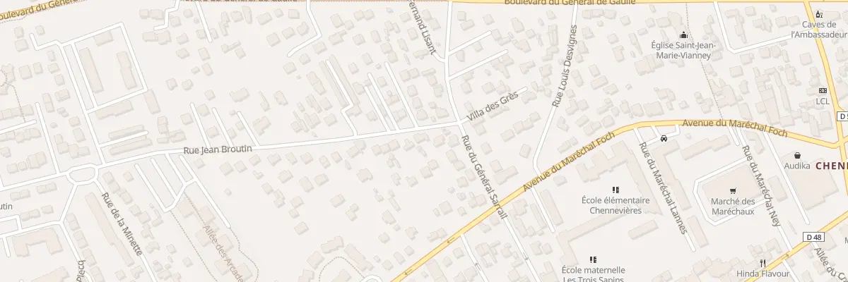 Plan du 3 Rue Jean Broutin à Conflans-Sainte-Honorine