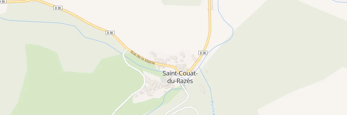 Plan du 8 Rue Haute à Saint-Couat-du-Razès