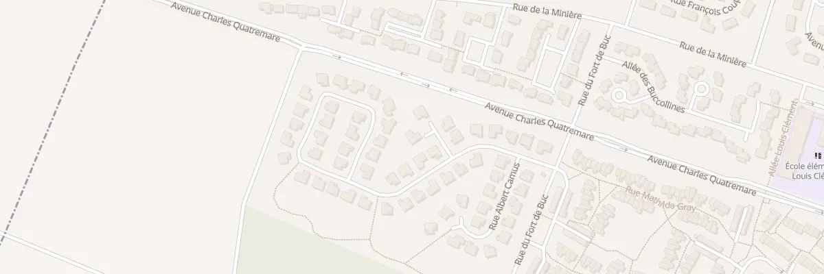 Plan du 1 Sq Anatole France à Buc