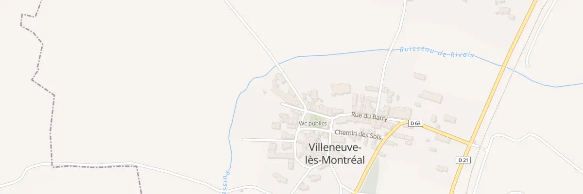 Plan du 46 Rue de la Crémade à Villeneuve-lès-Montréal