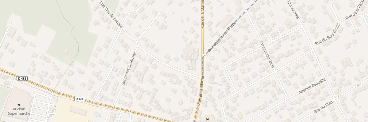 Plan du 8 Rue Claude Benard à Éragny-sur-Oise