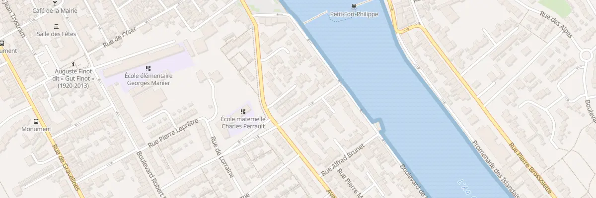 Plan du 6 Rue d’Alsace à Grand-Fort-Philippe