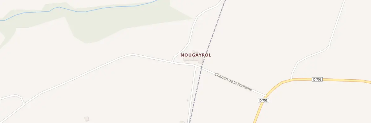 Plan du 115 Nougayrol à Alaigne