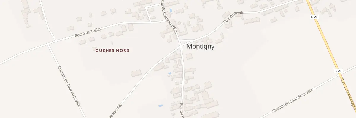 Plan du 2 Rue du Bout de la Ville à Montigny