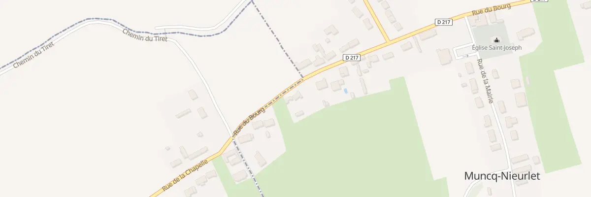 Plan du 38 Rue du Bourg à Muncq-Nieurlet