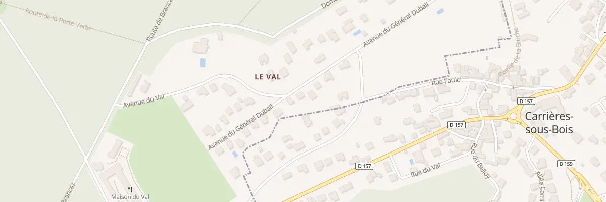 Plan du 9016 Av General Dubail à Saint-Germain-en-Laye