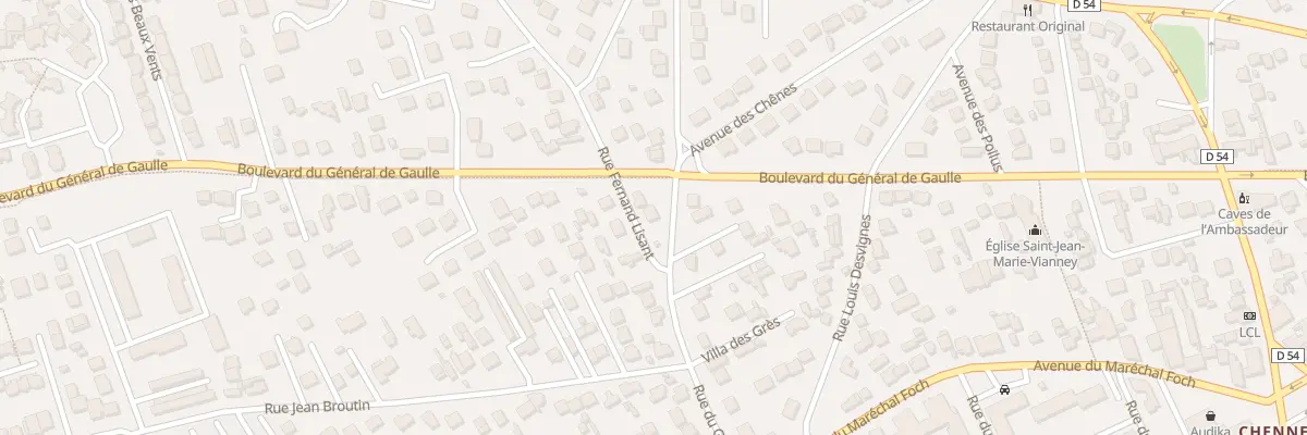 Plan du 43 Rue du Général Sarrail à Conflans-Sainte-Honorine