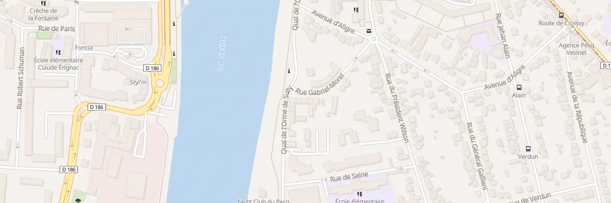 Plan du 6 Rue Gabriel Morel au Pecq