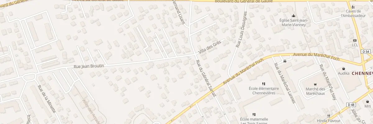 Plan du 1 Rue Jean Broutin à Conflans-Sainte-Honorine