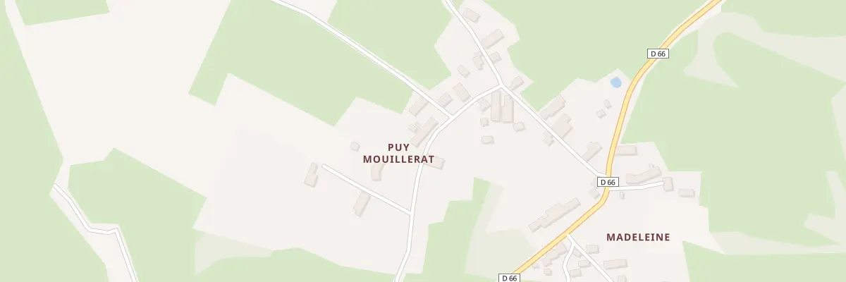 Plan du 5074 Puy Mouillerat à Parsac