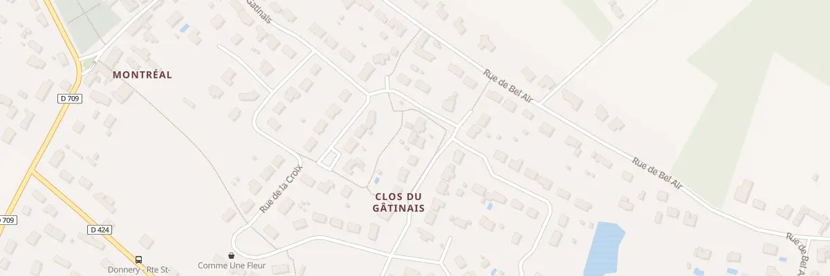 Plan du 127 Av du Haut Gatinais à Donnery