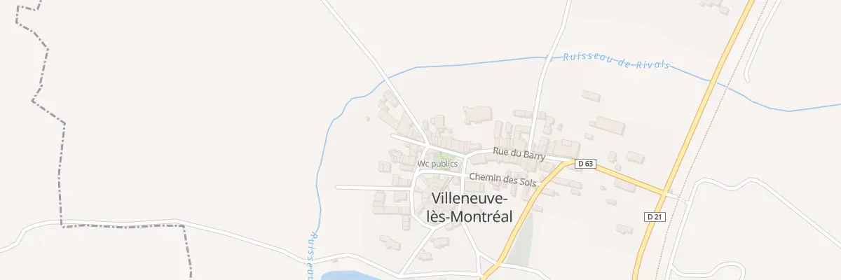 Plan du 40 Rue de la Crémade à Villeneuve-lès-Montréal
