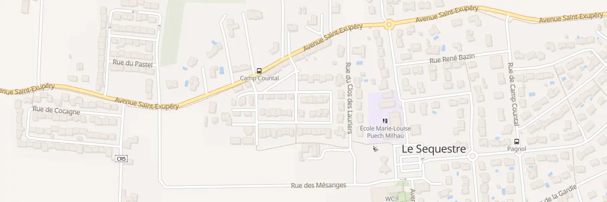 Plan du 14 Rue Mahatma Gandhi au Sequestre