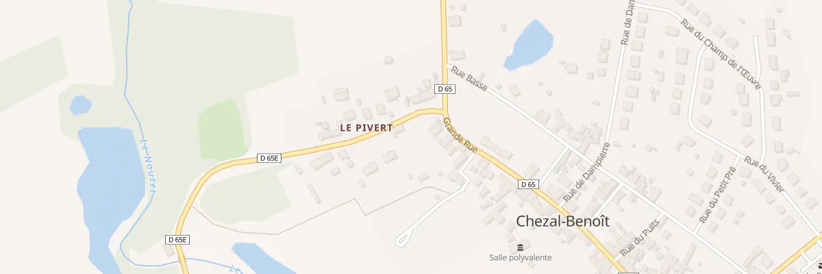 Plan du 5 Rue du Pivert à Chezal-Benoît