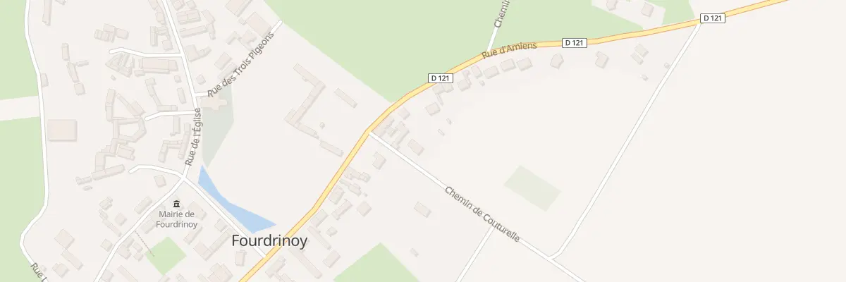 Plan du 3 Che de la Couturelle à Fourdrinoy