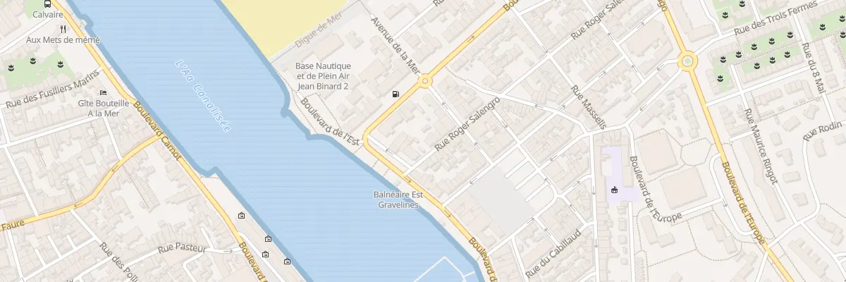 Plan du 1 Rue Roger Salengro à Gravelines