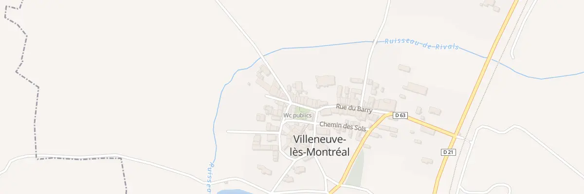 Plan du 38 Rue de la Crémade à Villeneuve-lès-Montréal