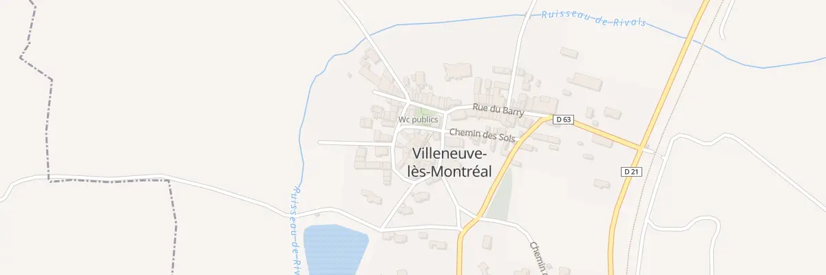 Plan du 60 Le Village à Villeneuve-lès-Montréal