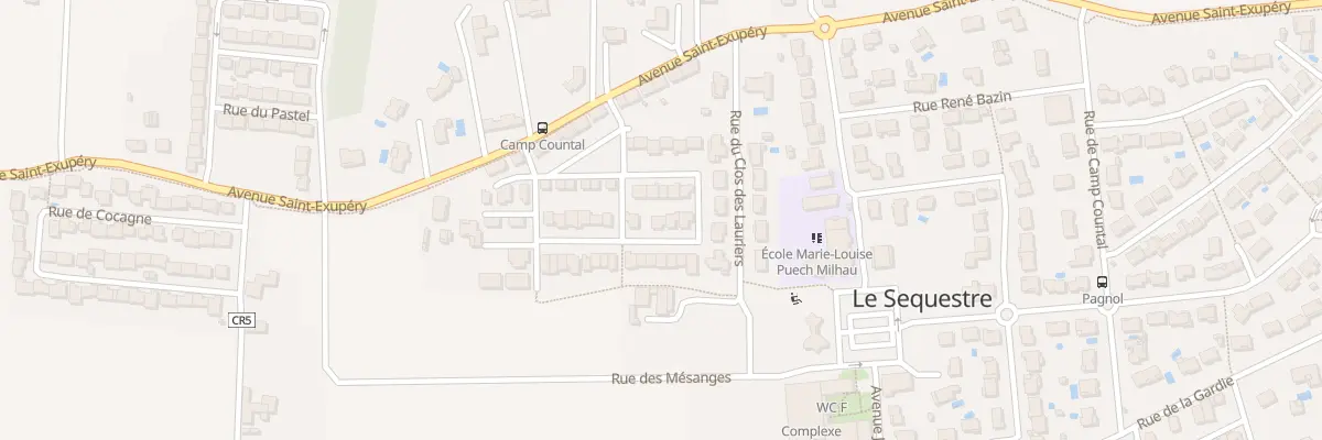 Plan du 17 Rue Louise Michel au Sequestre