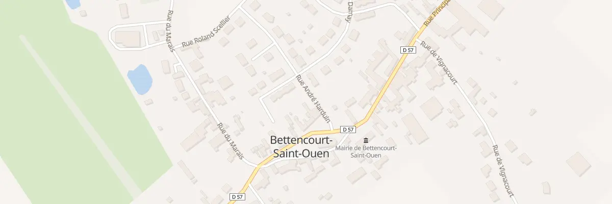 Plan du 33 Rue Principale à Bettencourt-Saint-Ouen