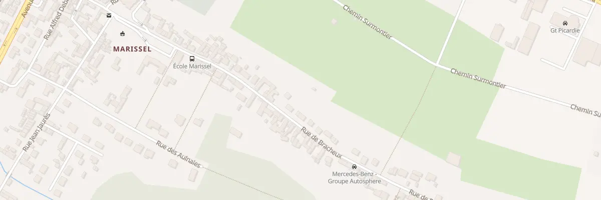 Plan du 29 Rue de Bracheux à Beauvais