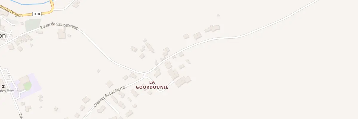 Plan du 14 Rte de Saint Genest à Montdragon
