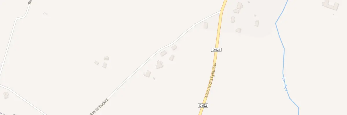Plan du 201 Che de la Plaine de Batjoul à Soual