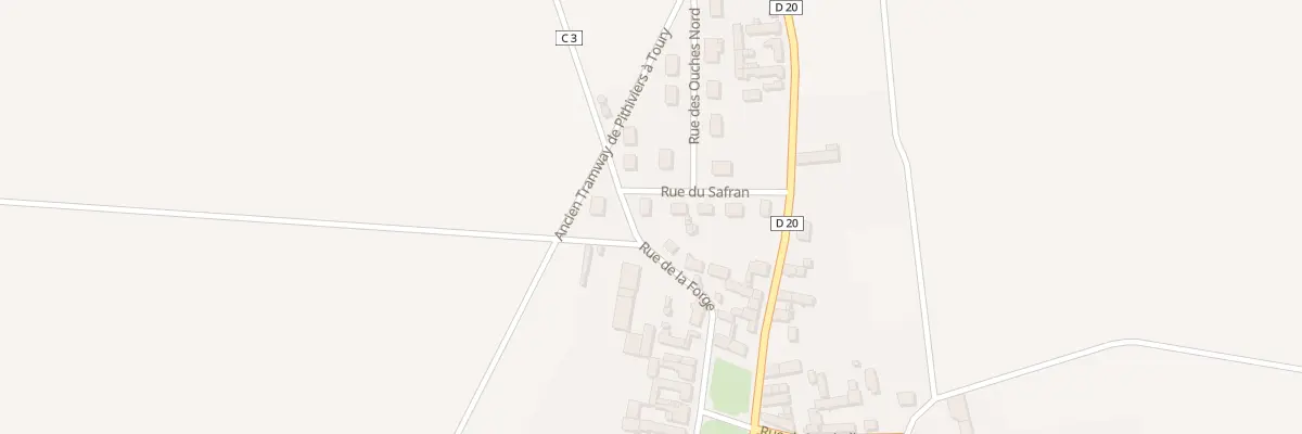 Plan du 12 Rue de la Forge à Greneville-en-Beauce