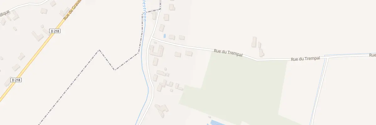 Plan du 92 Rue du Trempal à Polincove