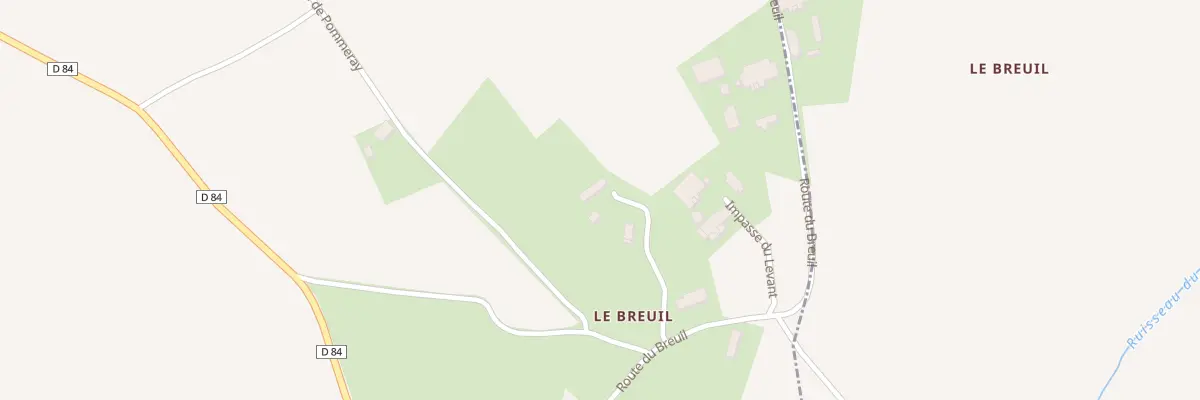 Plan du 5 Imp des Vignes à Feusines